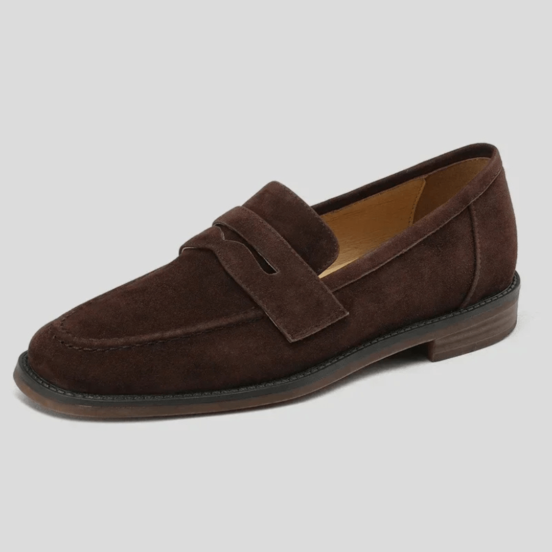 Komfort-Mokassins Damen Micaela | Ergonomische Schuhe aus Wildleder