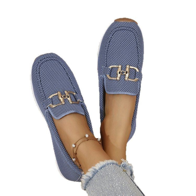 Ergonomische Komfort-Mokassins Damen Lina Mia, weiche Slipper