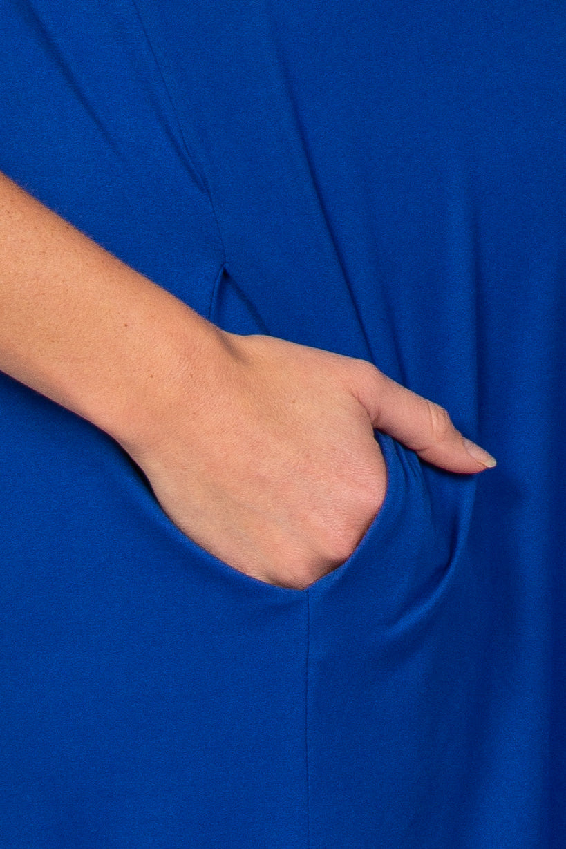 Umstandsmaxikleid mit Seitenschlitz