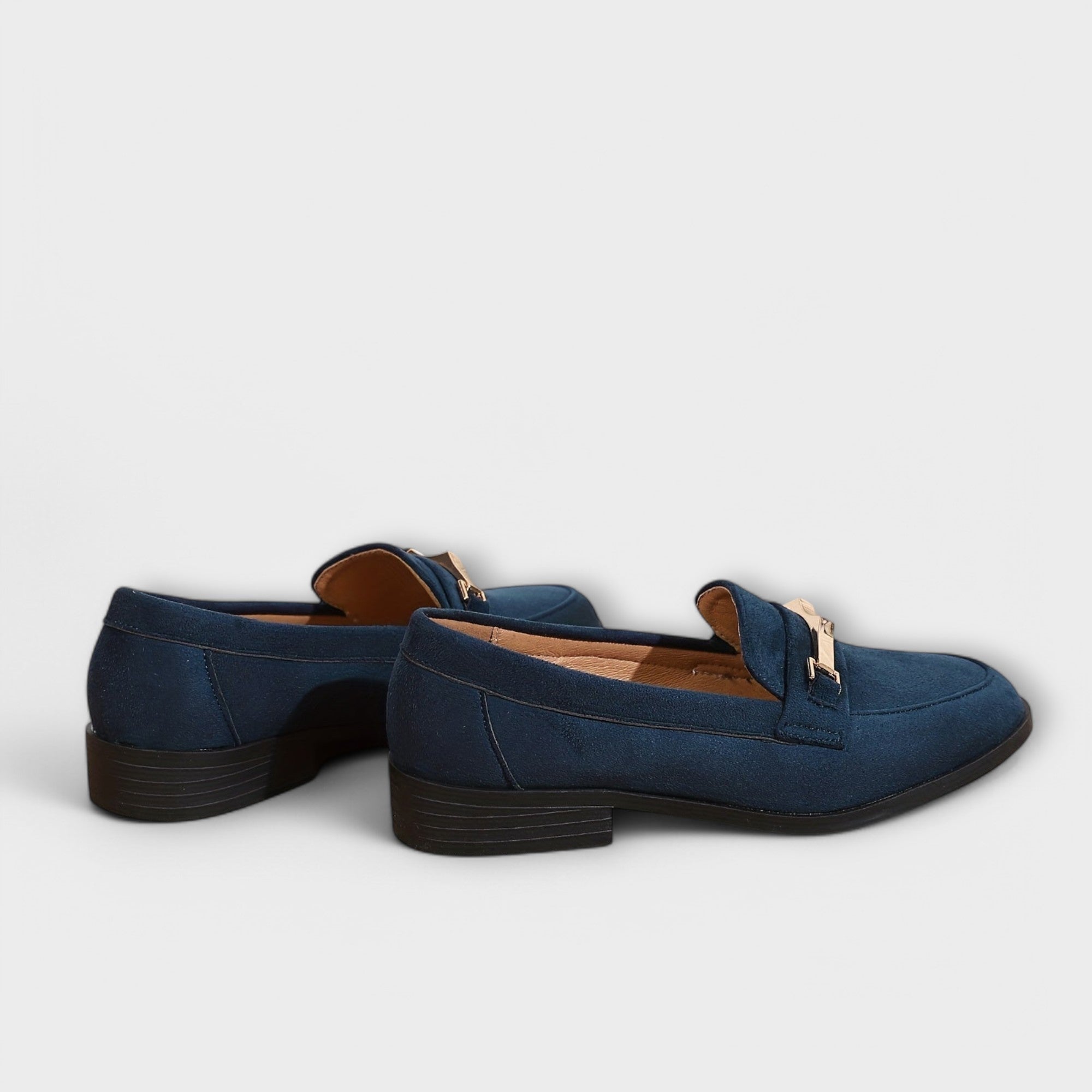 Wildleder-Mokassins Damen Fedra Lea, Weiche Slip-On