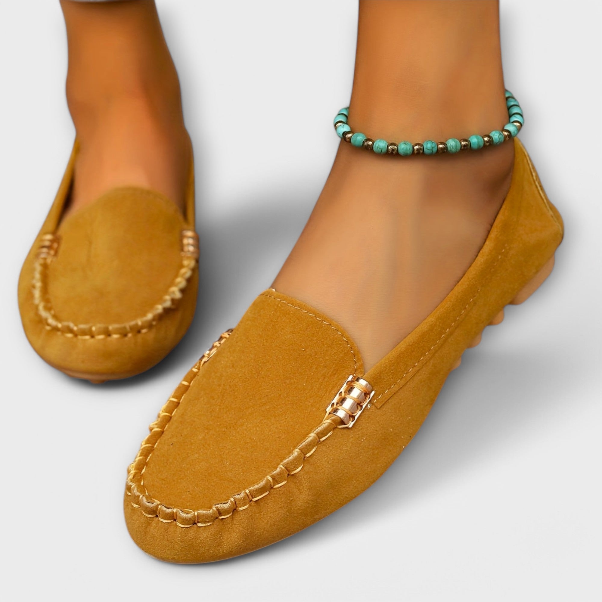 Komfort-Mokassins Damen Giuseppina, elegante Slip-On
