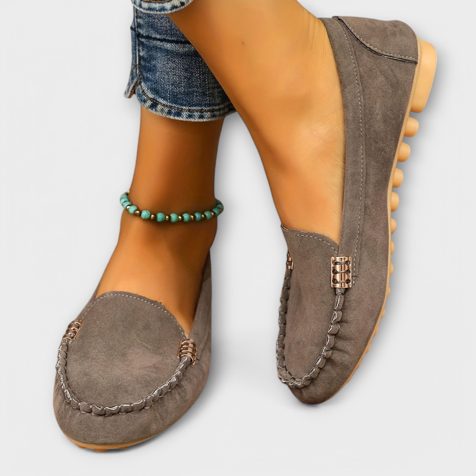 Komfort-Mokassins Damen Giuseppina, elegante Slip-On