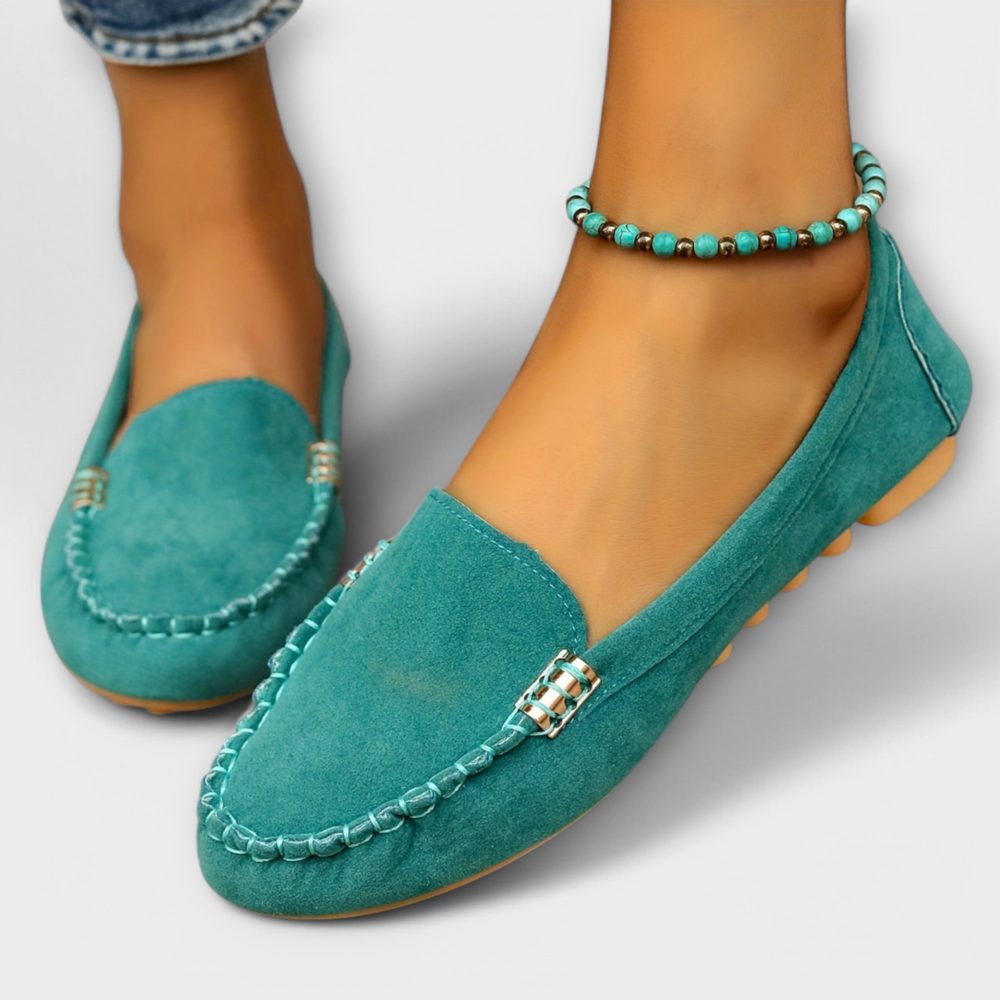 Komfort-Mokassins Damen Giuseppina, elegante Slip-On