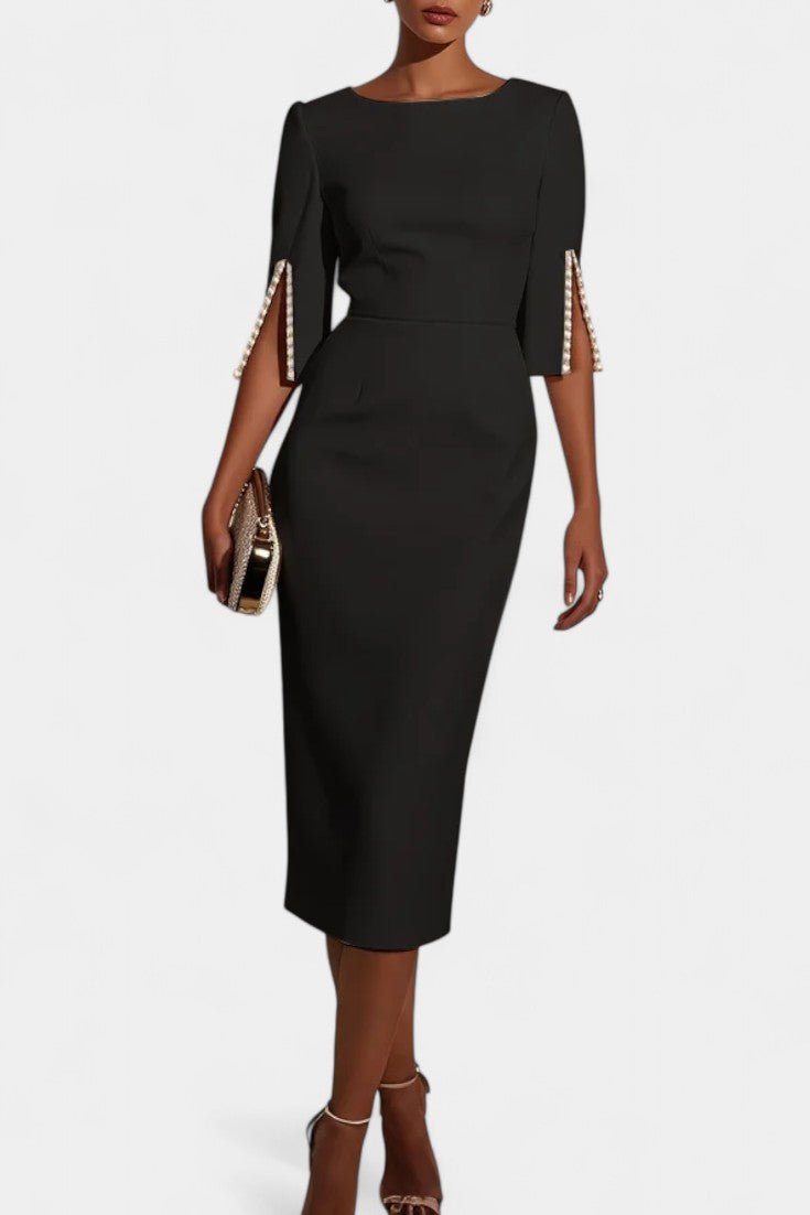 Abito midi Donna | Maniche con Spacco & Silhouette Elegante