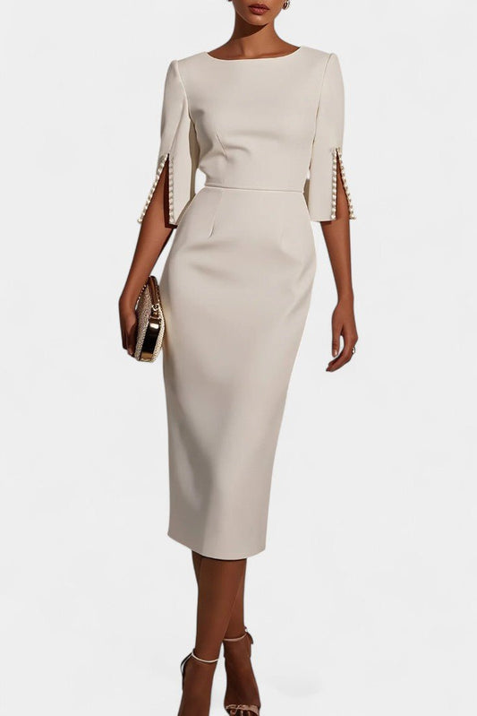 Abito midi Donna | Maniche con Spacco & Silhouette Elegante