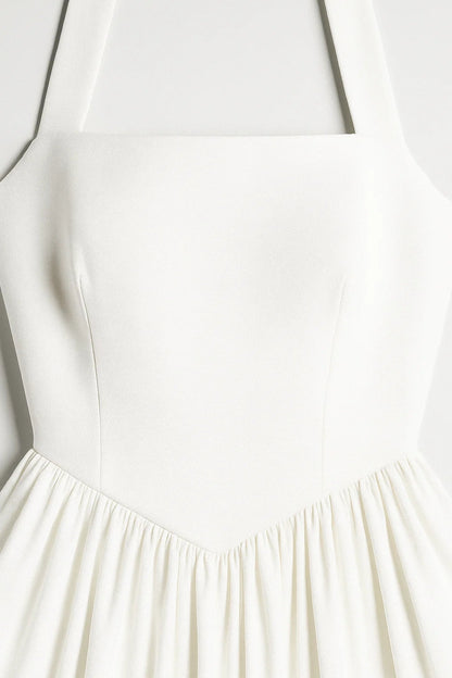 Abito midi con corpetto aderente e scollo all’americana | Stile retrò ispirato agli anni ’50
