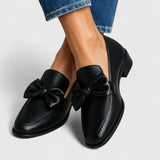 Ergonomische Komfort-Mokassins Damen Iole, mit Schleife, Slip-On