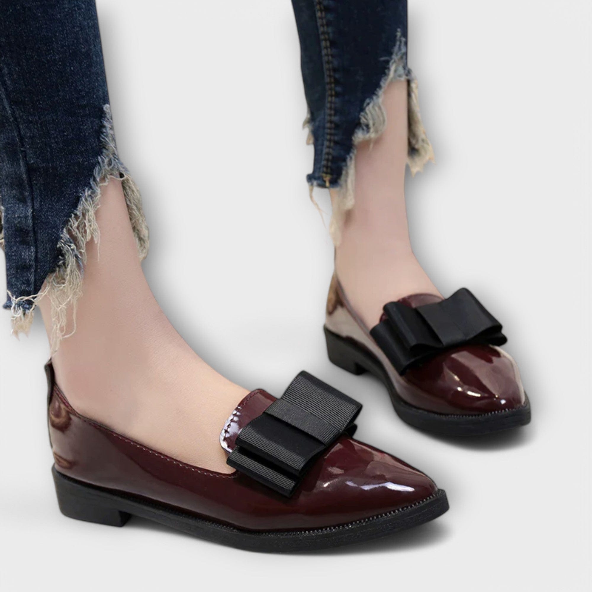Komfort-Mokassins Damen Pola Anna, Bequeme Slip-Ons