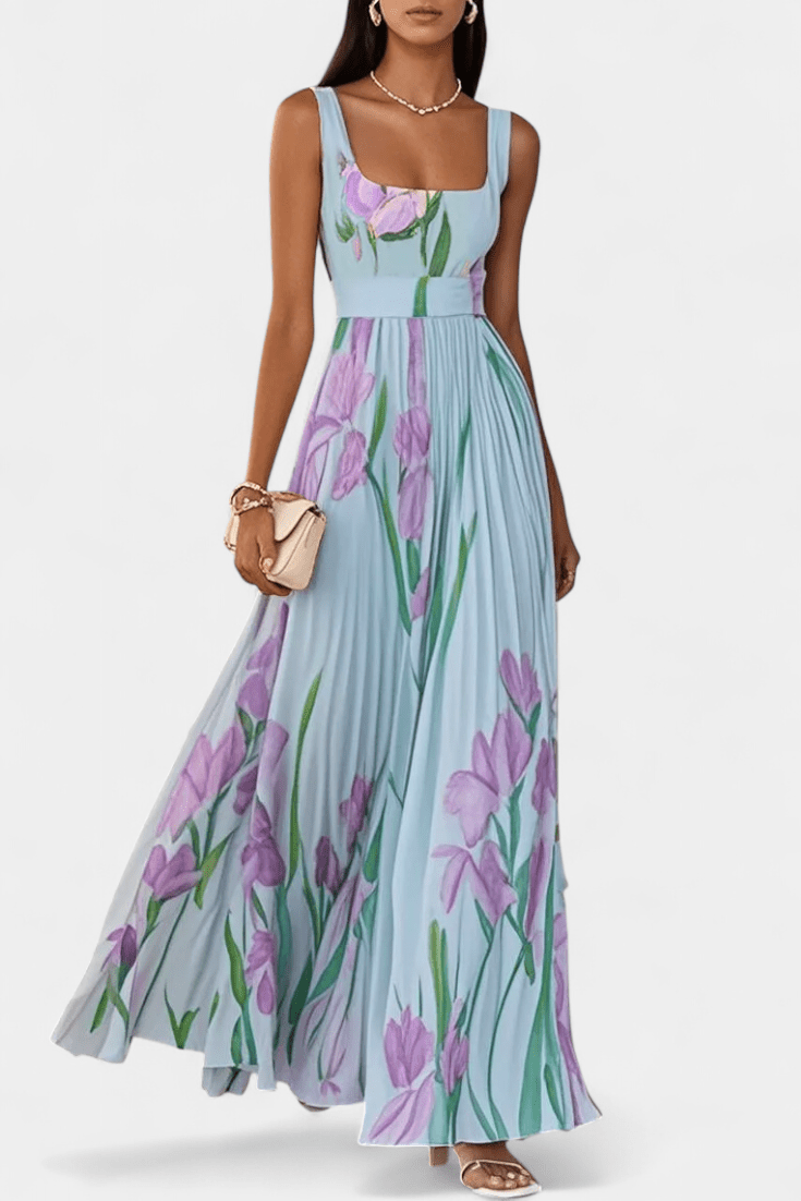 Maxi Abito Donna | Stampa Floreale & Eleganza Senza Tempo