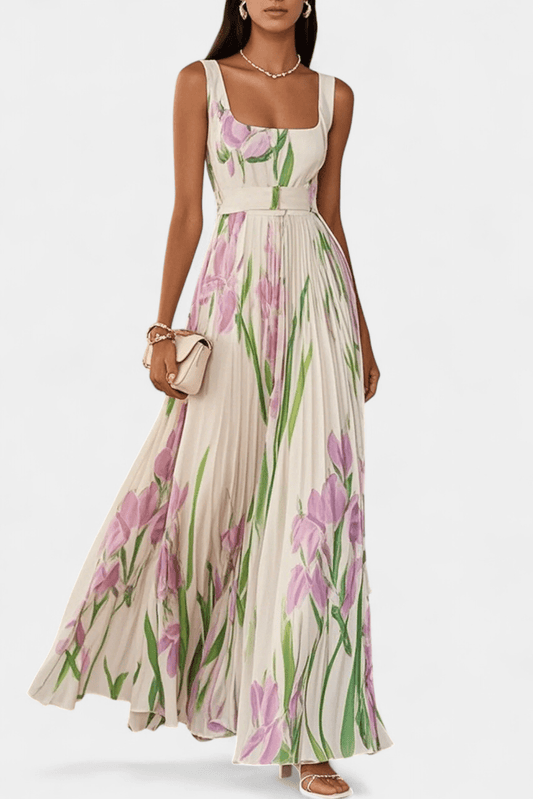 Maxi Abito Donna | Stampa Floreale & Eleganza Senza Tempo