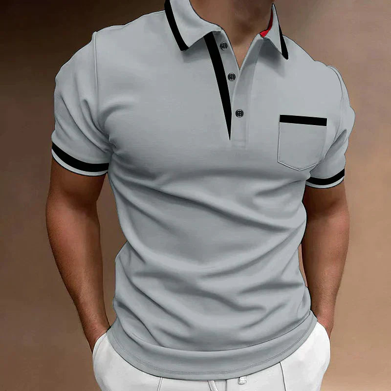 Casual Poloshirt Heren Katoen