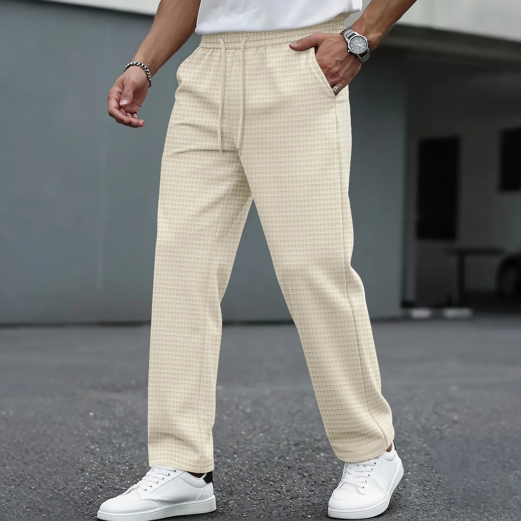 Gebreide Broek Heren