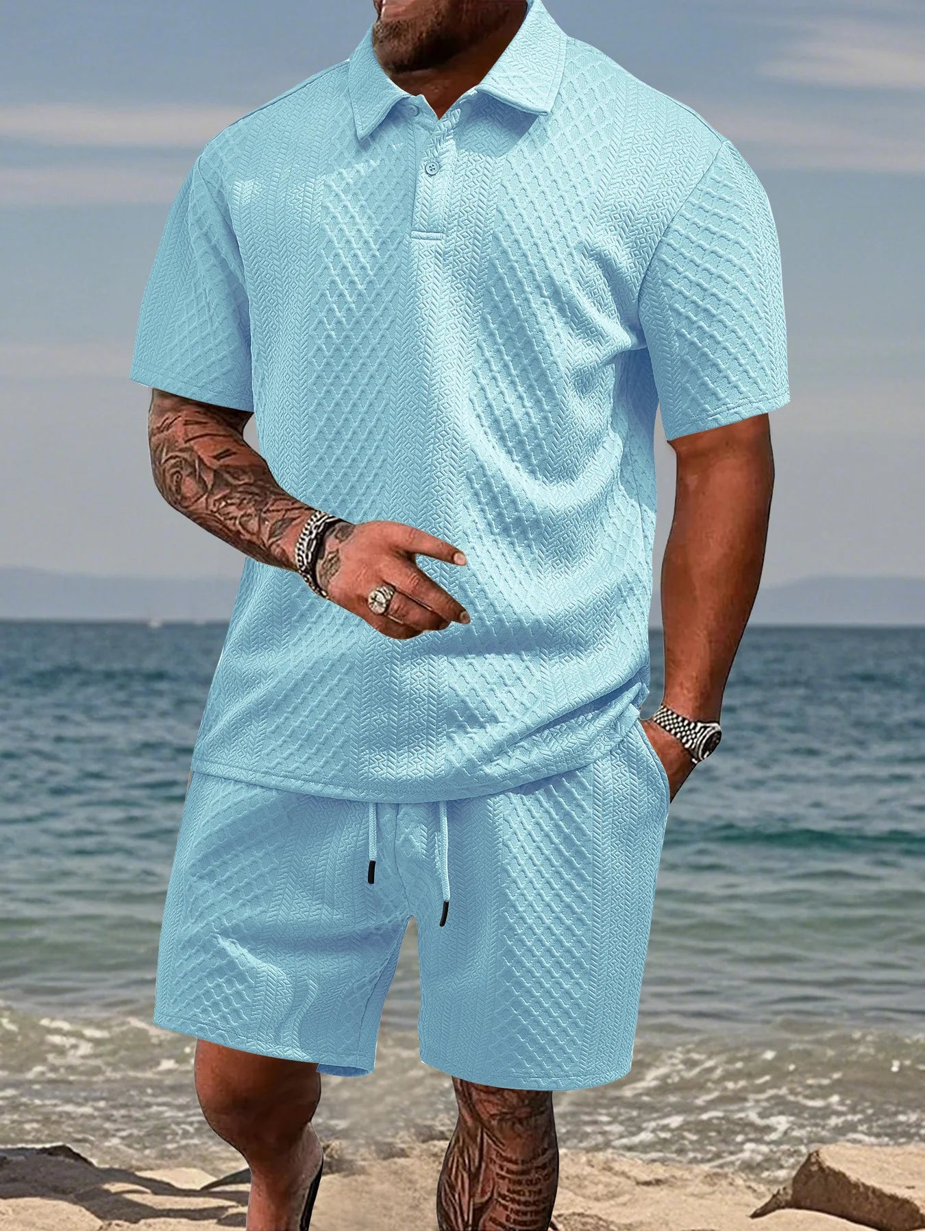 Zomer Polo Set Heren