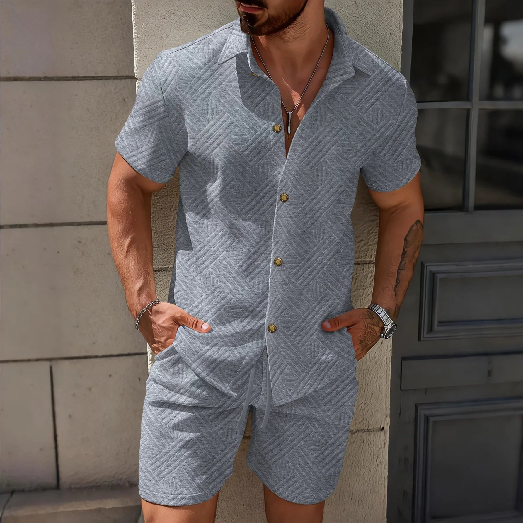 Casual Zomer Set Heren