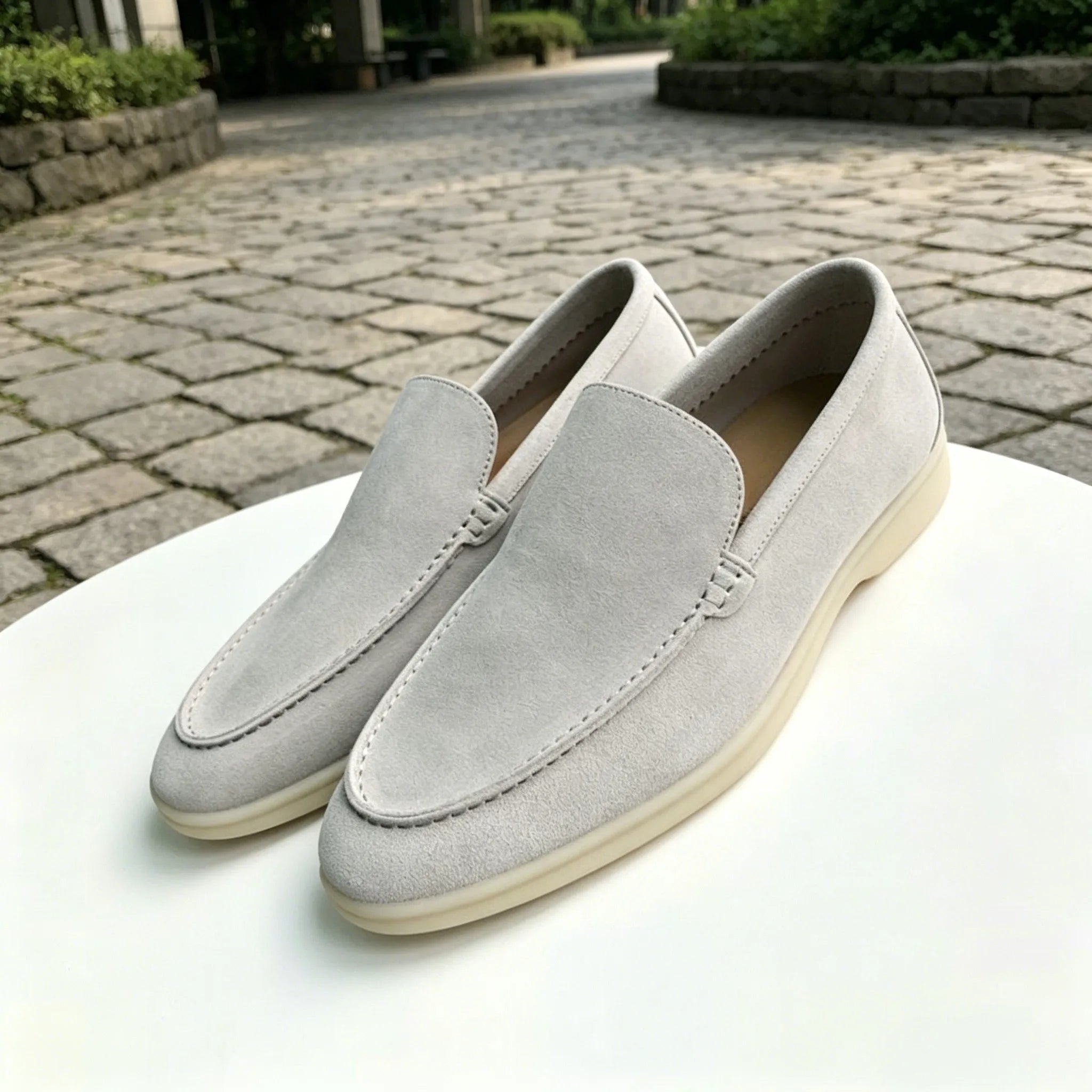 Elegante Wildleder-Loafer für Herren