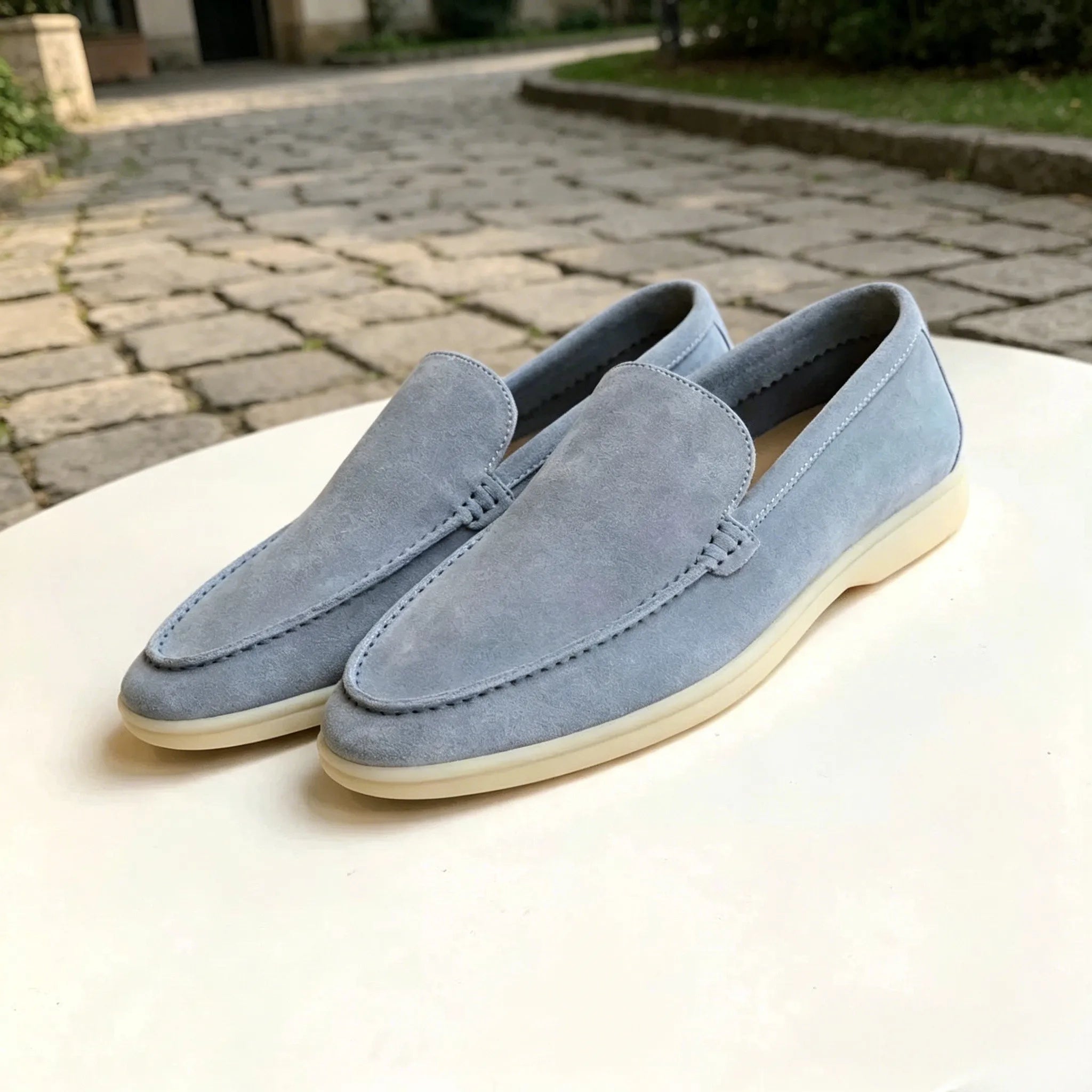 Elegante Wildleder-Loafer für Herren