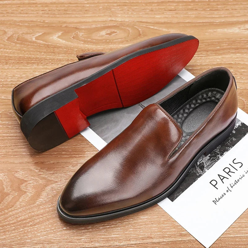 Leren Instapschoenen Heren Business