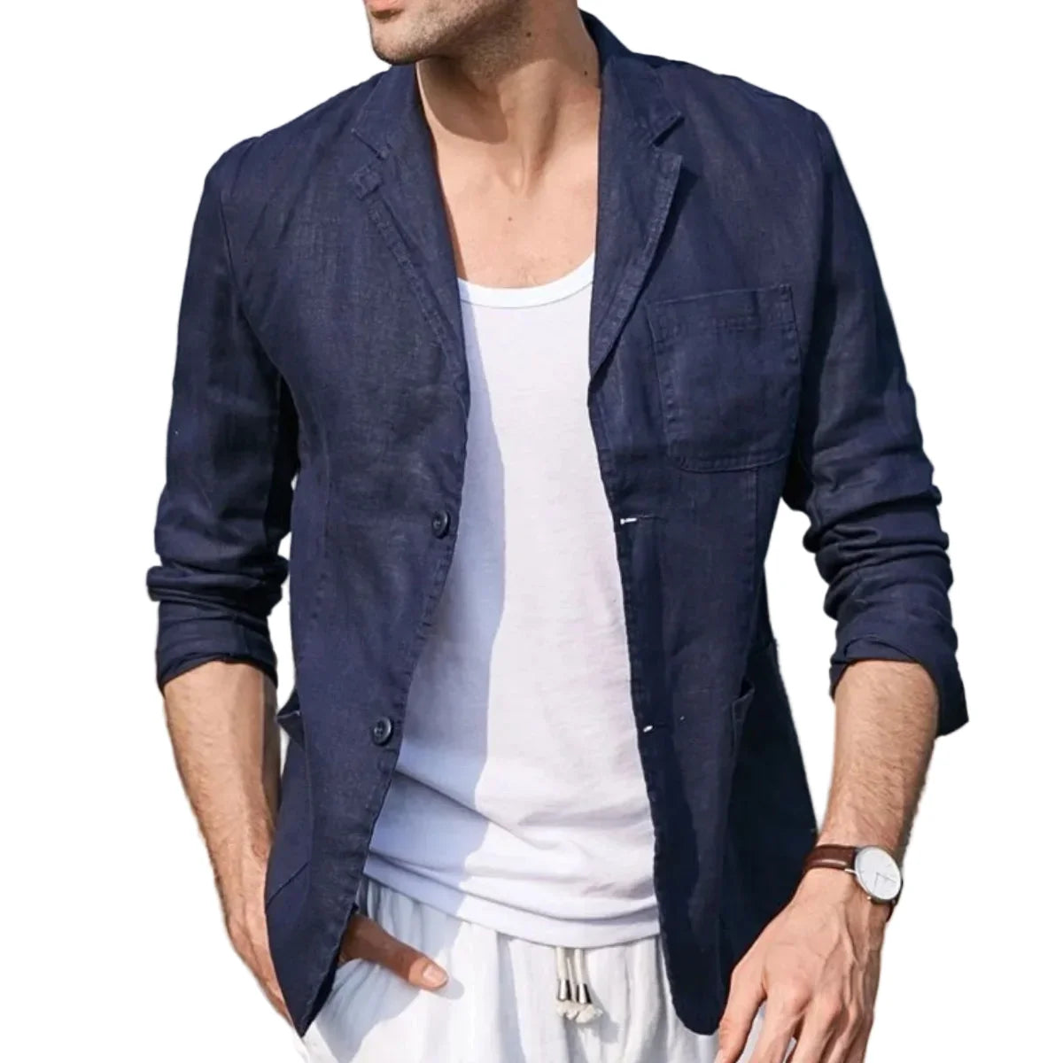 Linnen Blazer Heren