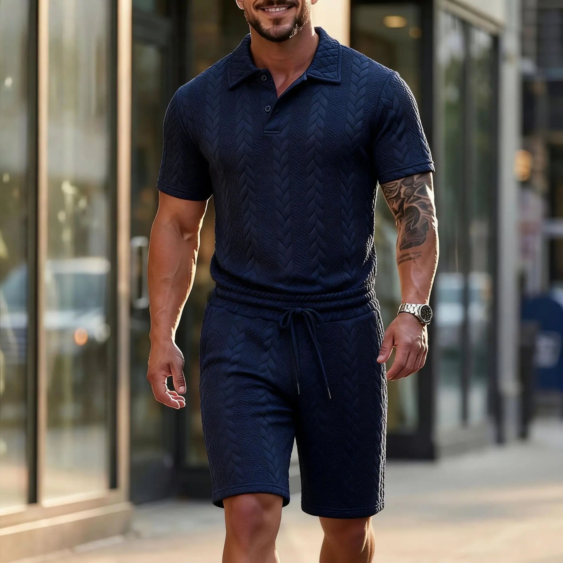 Elegant Heren Set Overhemd & Broek