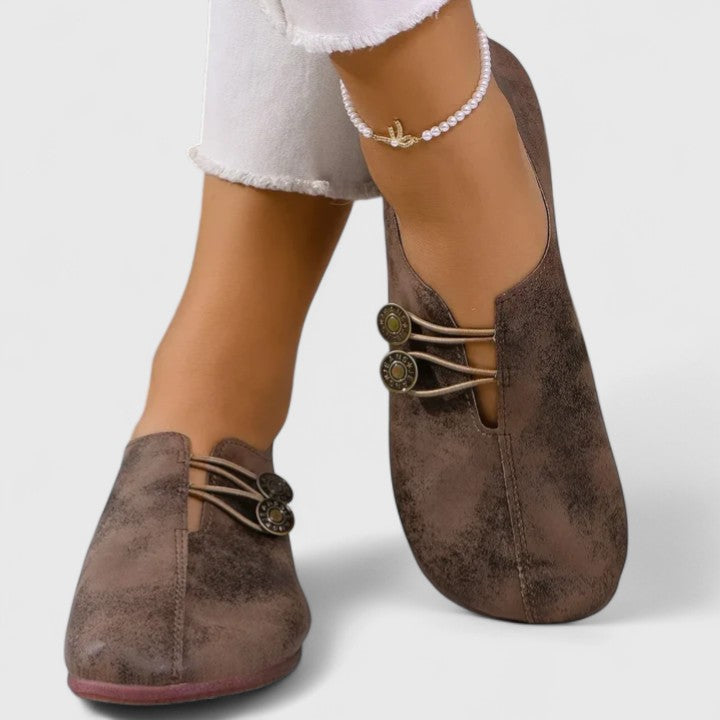 Ergonomische Komfort-Mokassins Damen Ippolita, bequeme Schuhe mit Einlage