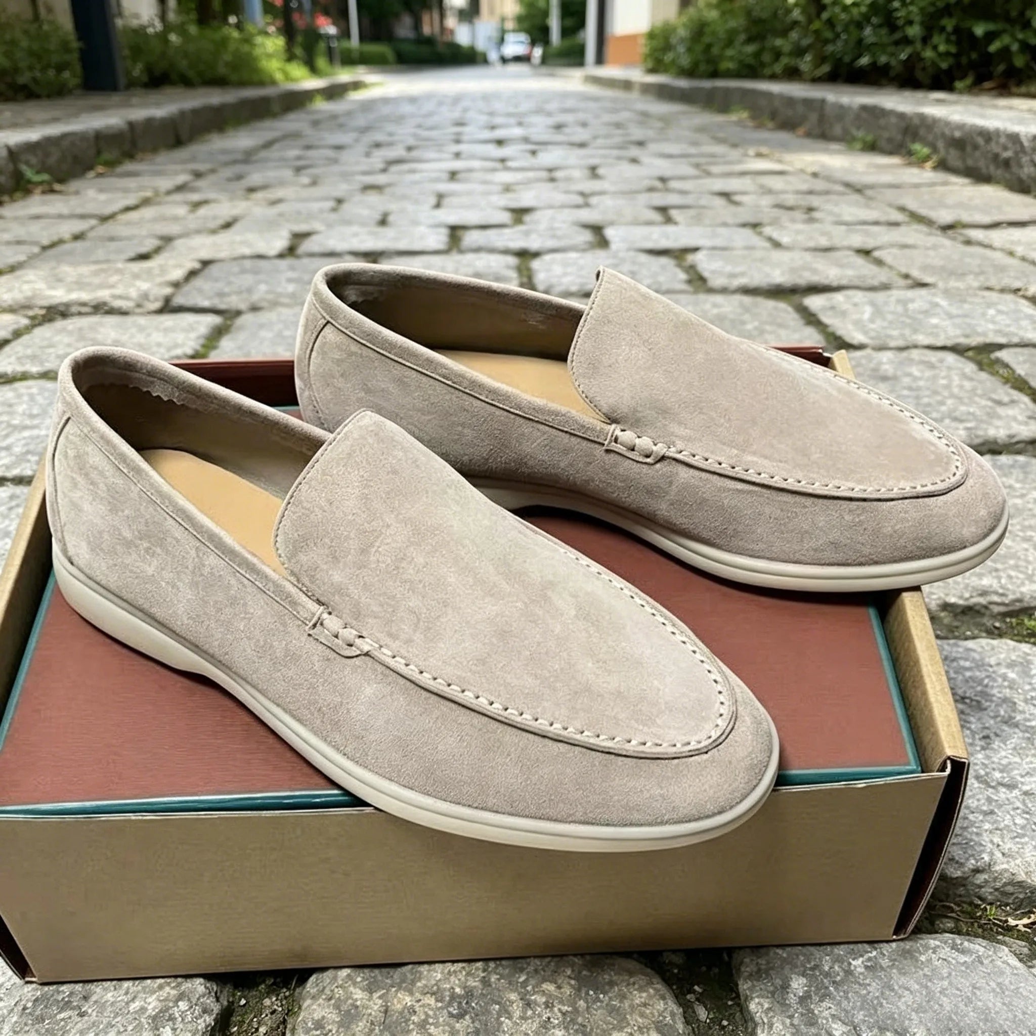 Elegante Wildleder-Loafer für Herren