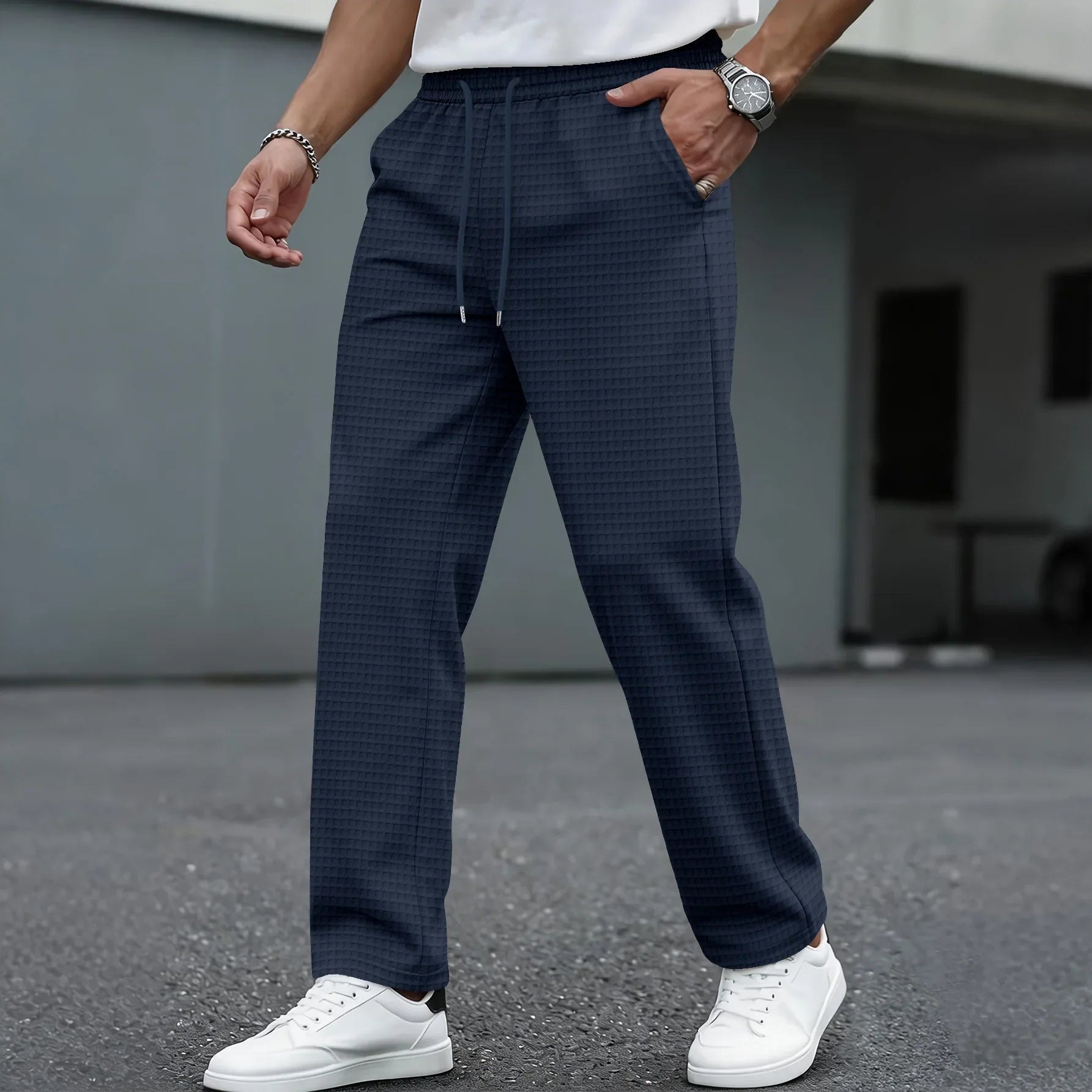 Gebreide Broek Heren