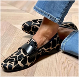 Komfort-Mokassins Damen Mariella | Elegant mit Muster Slip-On