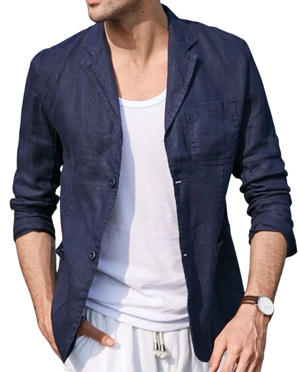 Linnen Blazer Heren