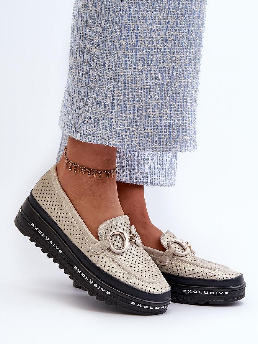 Komfort-Mokassins Damen Rina Dora, klassische Slip-On Loafer