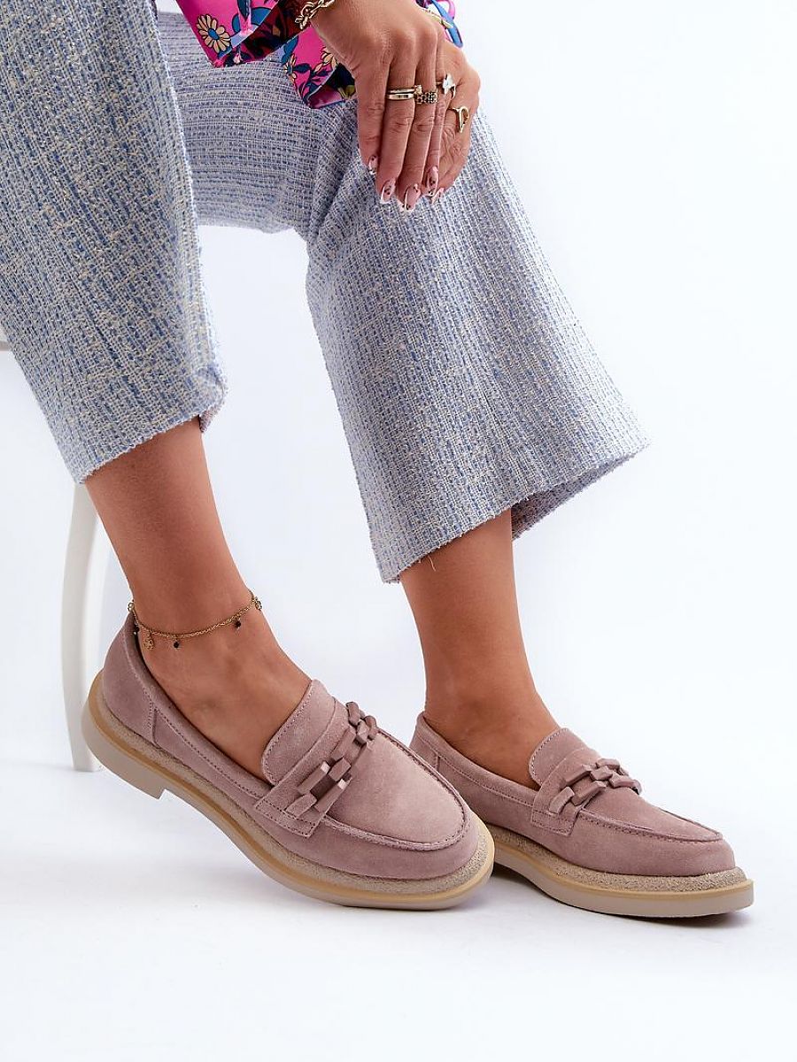 Komfort-Mokassins Damen Rina Flora, elegante Slip-On Loafer