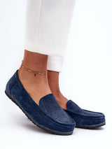 Komfort-Mokassins Damen Elena Chiara, klassische Slip-On Loafer