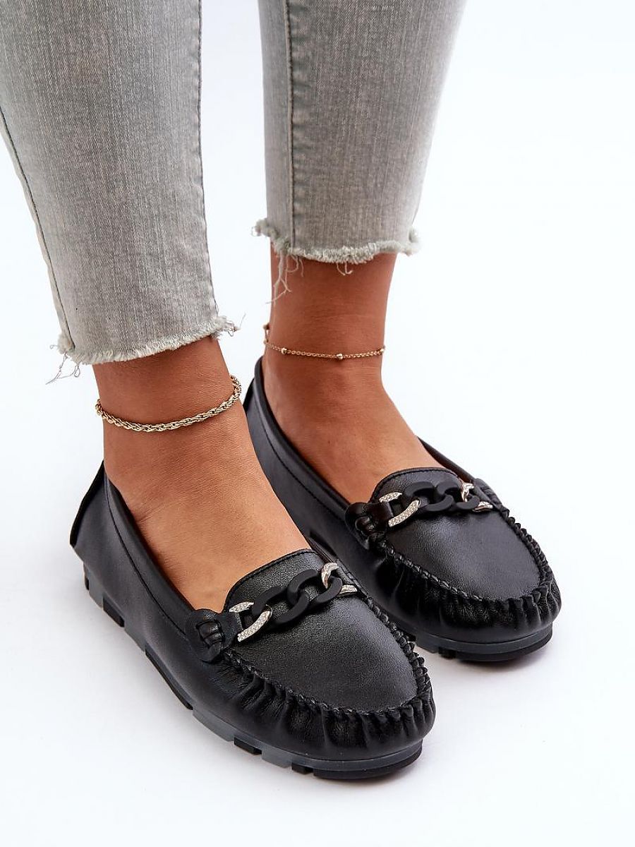 Komfort-Mokassins Damen Elena Ines, trendige Slip-On Loafer