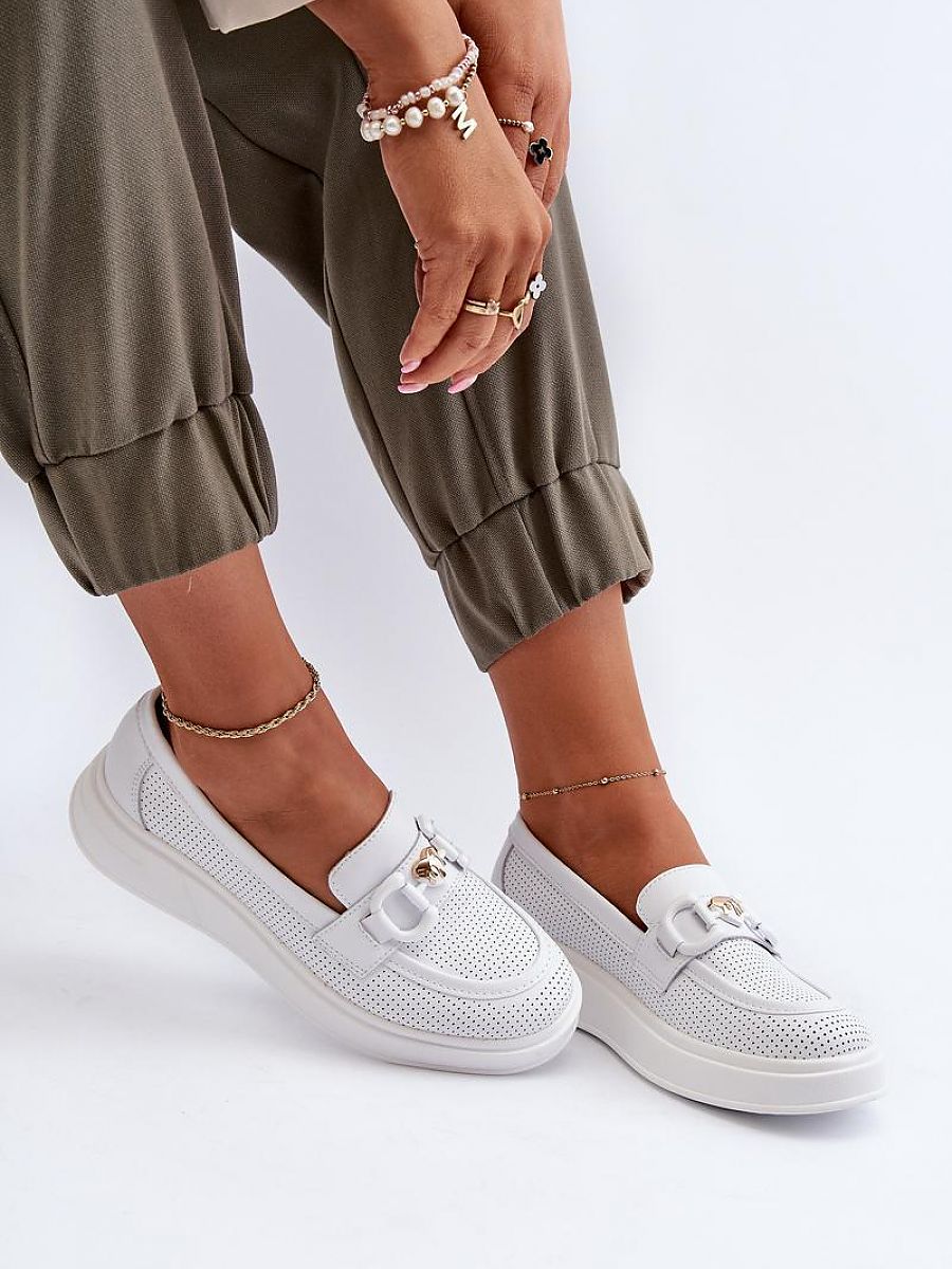 Komfort-Mokassins Damen Elena Stella, elegante Slip-On Loafer