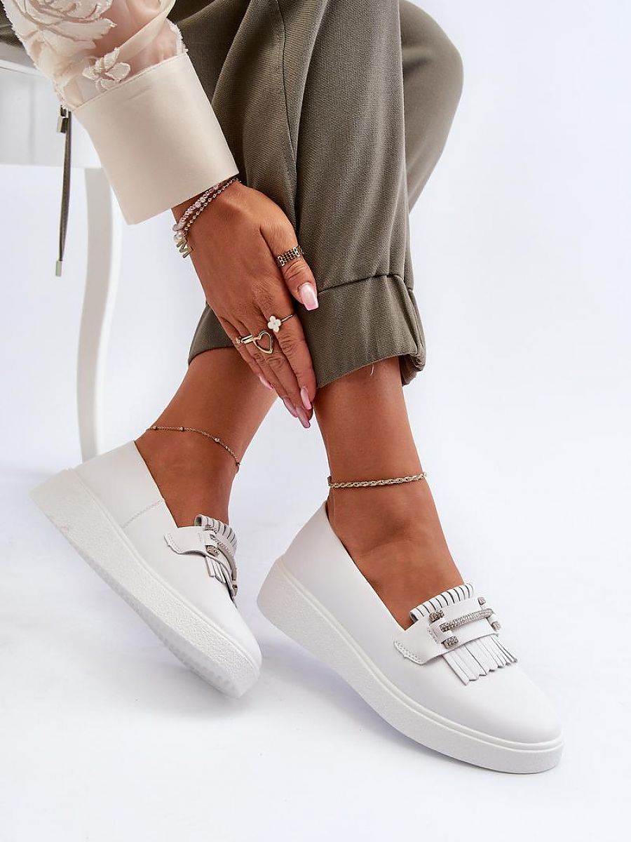 Komfort-Mokassins Damen Elena Luna, trendige Slip-On Loafer