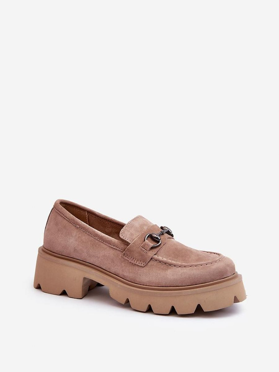 Komfort-Mokassins Damen Elena Perla, elegante Slip-On Loafer