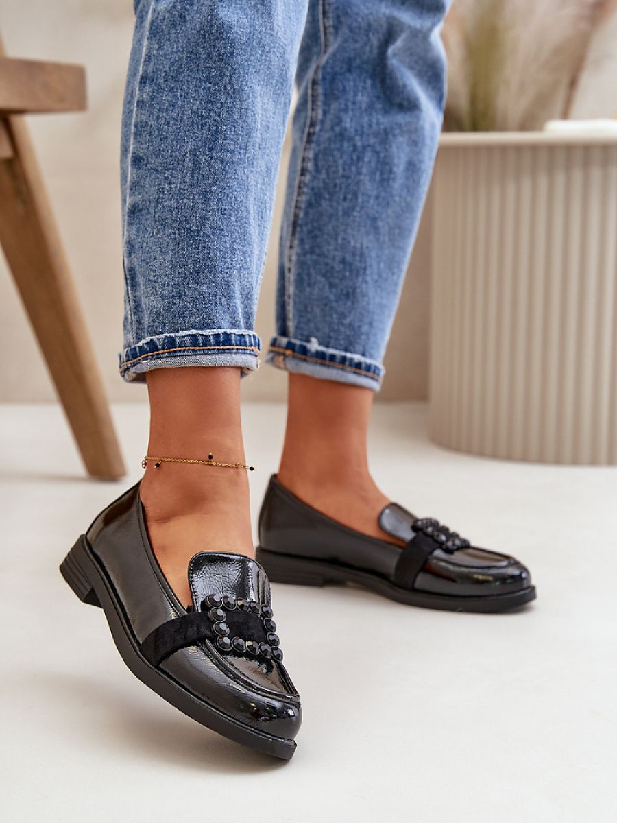 Komfort-Mokassins Damen Elena Nina, Elegante Slip-on