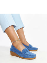 Komfort-Mokassins Damen Laura Vera, Klassische Slipper
