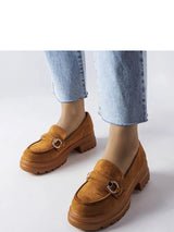 Komfort-Mokassins Damen Pia Flora, Loafer Slip-On
