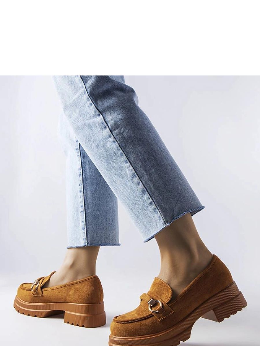 Komfort-Mokassins Damen Pia Flora, Loafer Slip-On