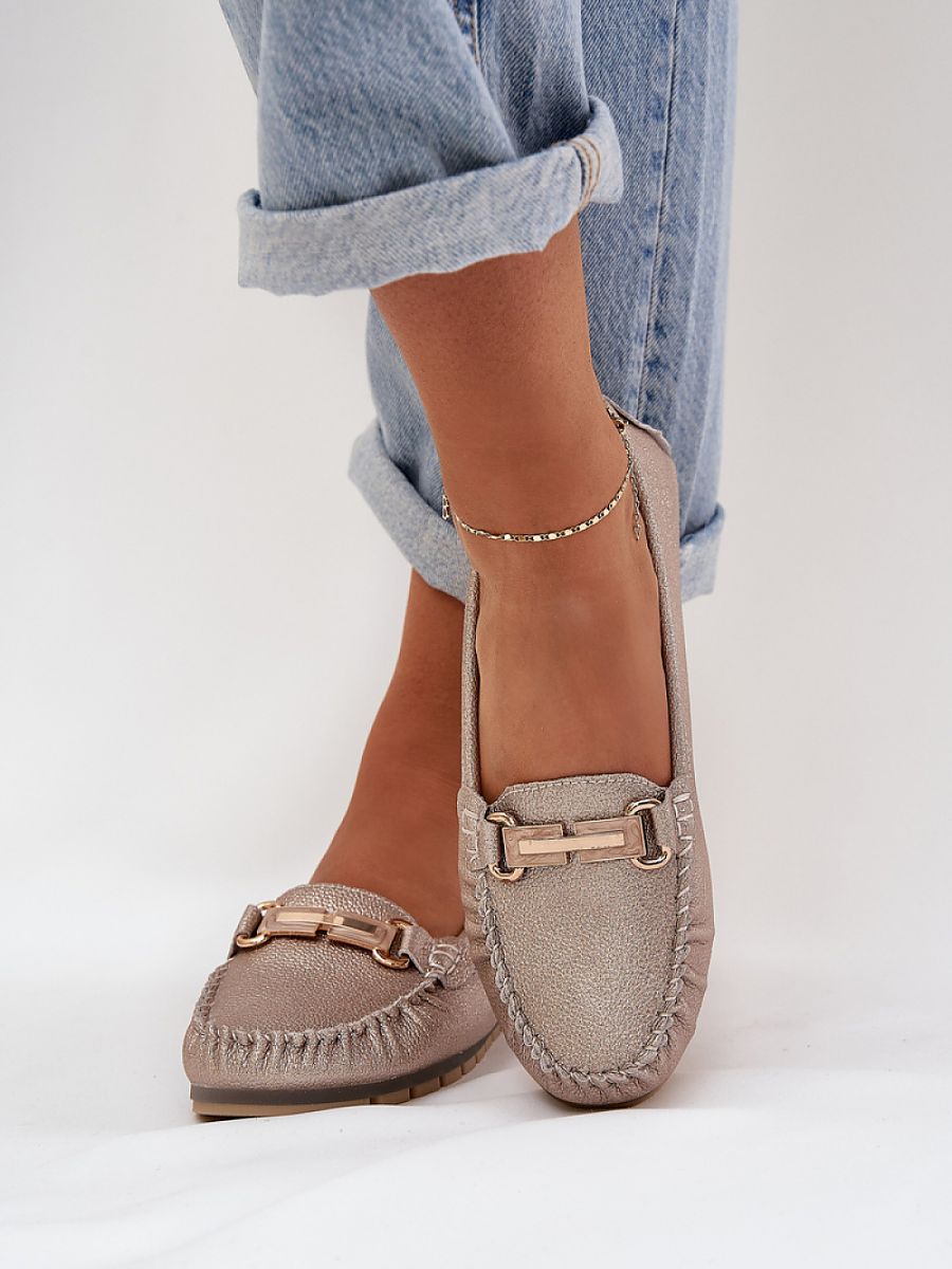 Komfort-Mokassins Damen Mia Stella, bequeme Slip-On
