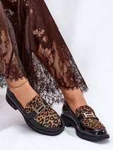 Komfort-Mokassins Damen Mia Vera, elegante Kunstleder Slip-On