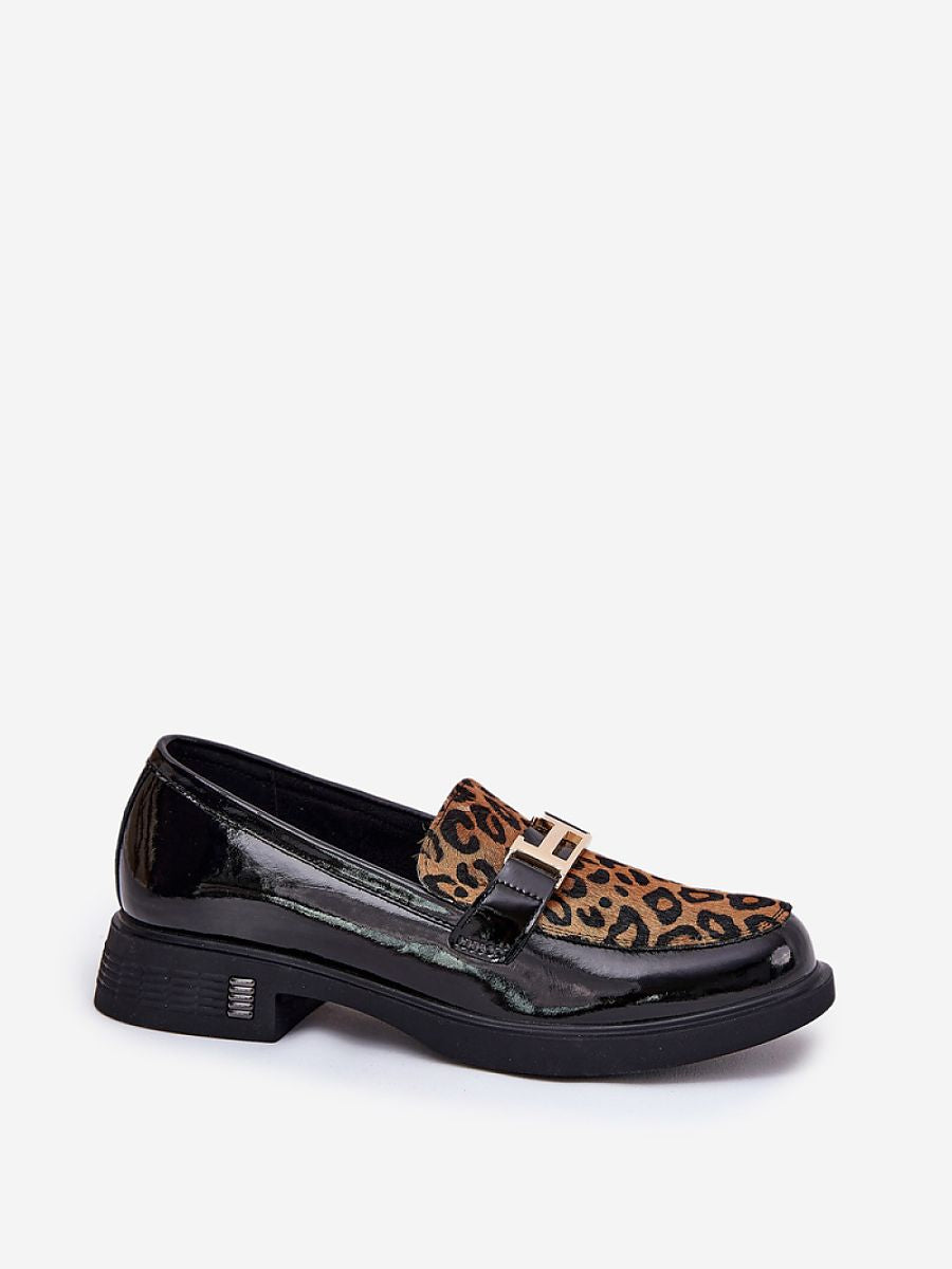 Komfort-Mokassins Damen Mia Vera, elegante Kunstleder Slip-On