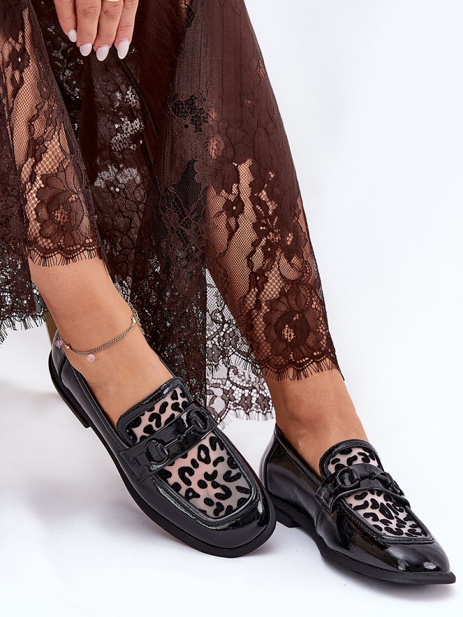 Komfort-Mokassins Damen Mia Alba, elegante Kunstleder Slip-On