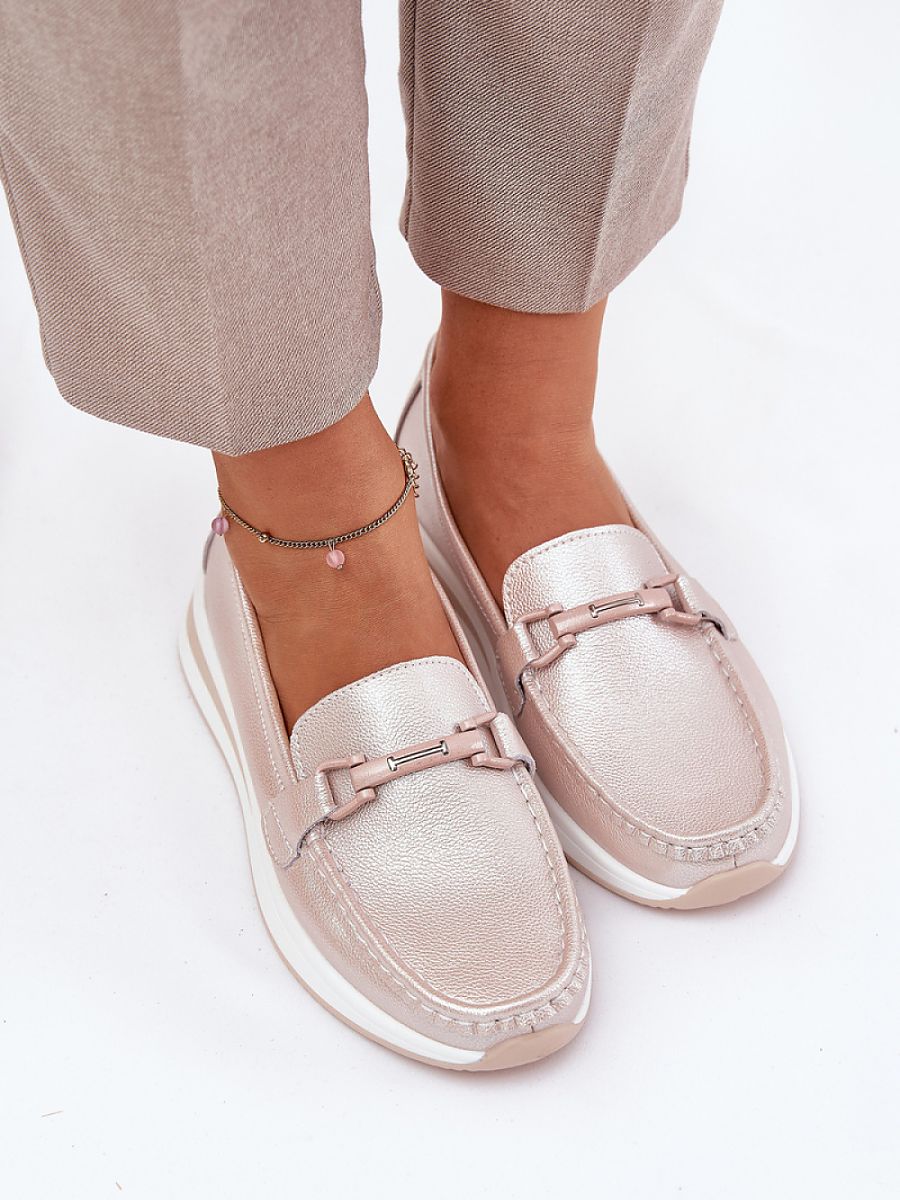 Komfort-Mokassins Damen Ada Sofia, bequeme Kunstleder Slip-On