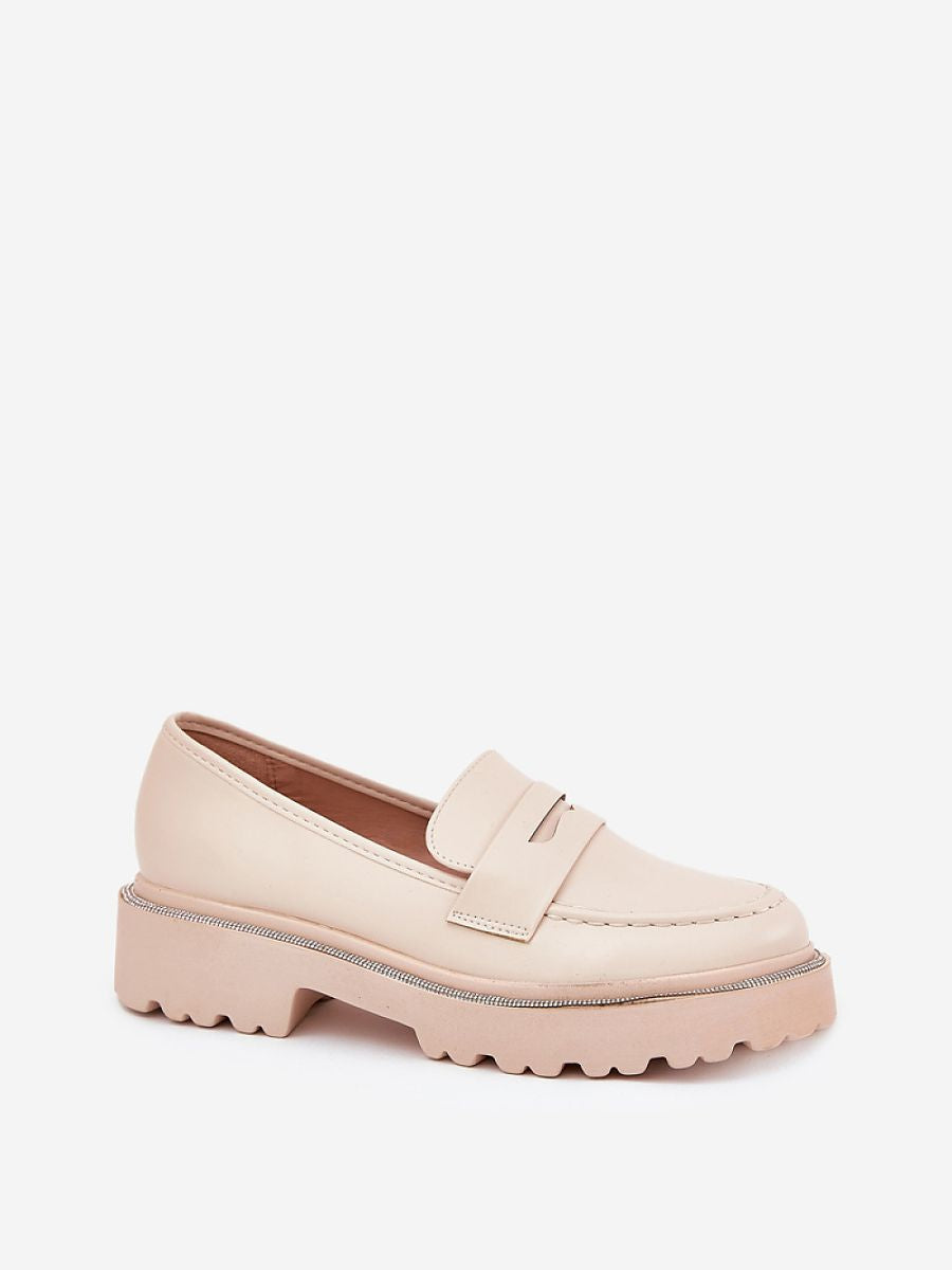 Komfort-Mokassins Damen Ada Chiara, bequeme Kunstleder Slip-On