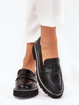 Komfort-Mokassins Damen Ada Vittoria, Kunstleder Slip-On Loafer