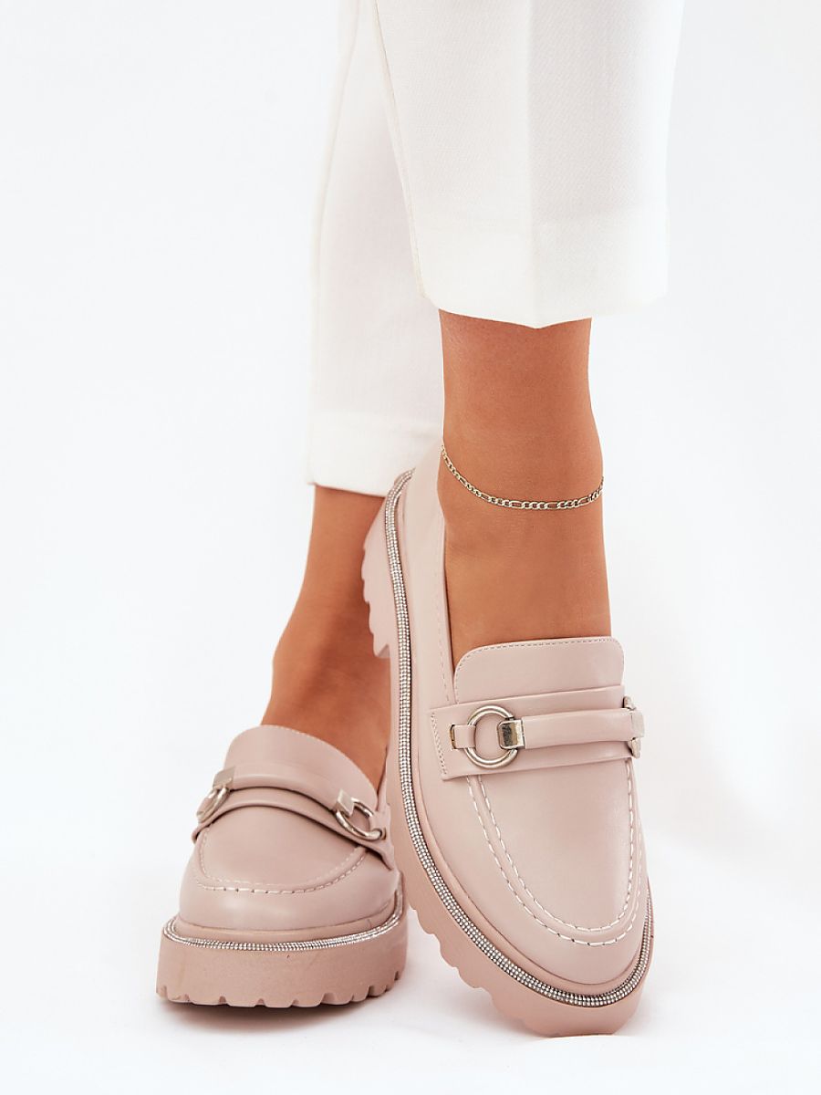 Komfort-Mokassins Damen Ada Giulia, elegante Kunstleder Slip-On