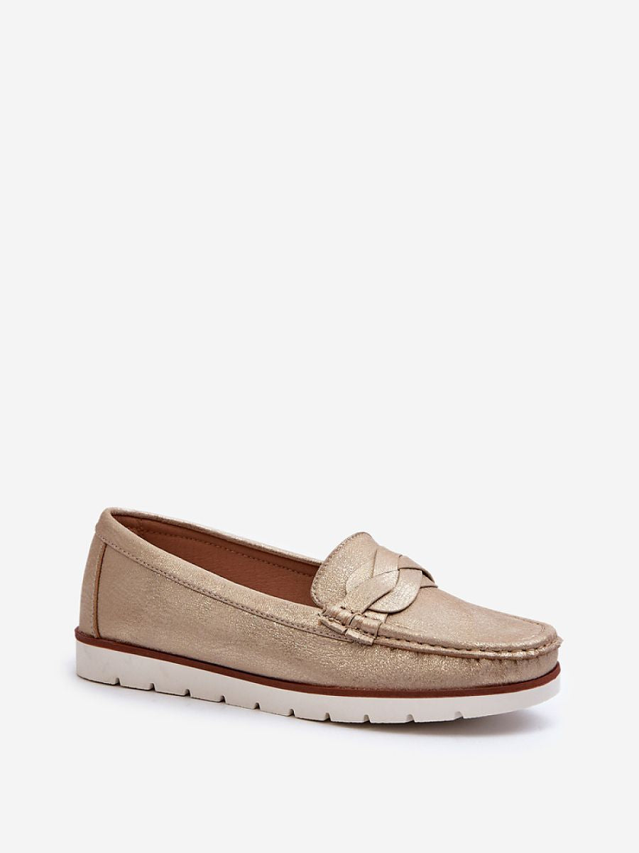 Komfort-Mokassins Damen Ada Ines, klassische Kunstleder Slip-On