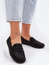 Komfort-Mokassins Damen Ada Matilde, bequeme Kunstleder Slip-On