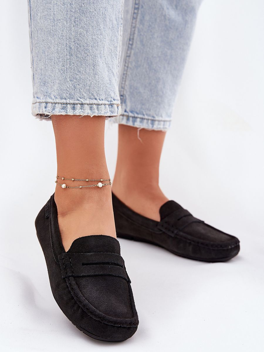 Komfort-Mokassins Damen Ada Matilde, bequeme Kunstleder Slip-On